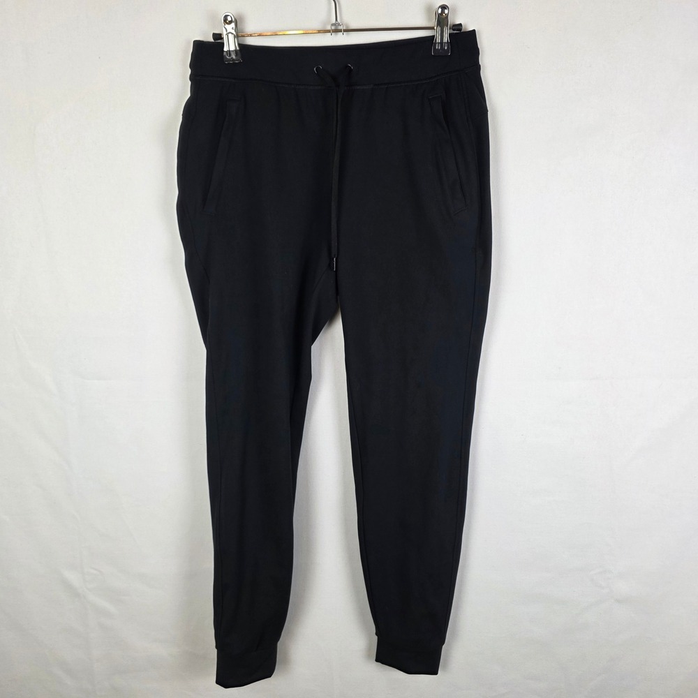 Yogalicious Lux Avenue Jogger Pants Black Womens XS Drawstring Pockets RN144527